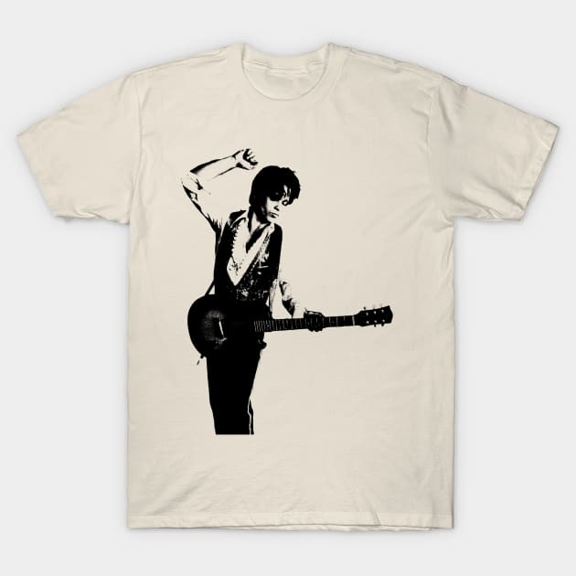 John Cougar Guitar 80s 90s Gift T-Shirt by FrancisMcdanielArt